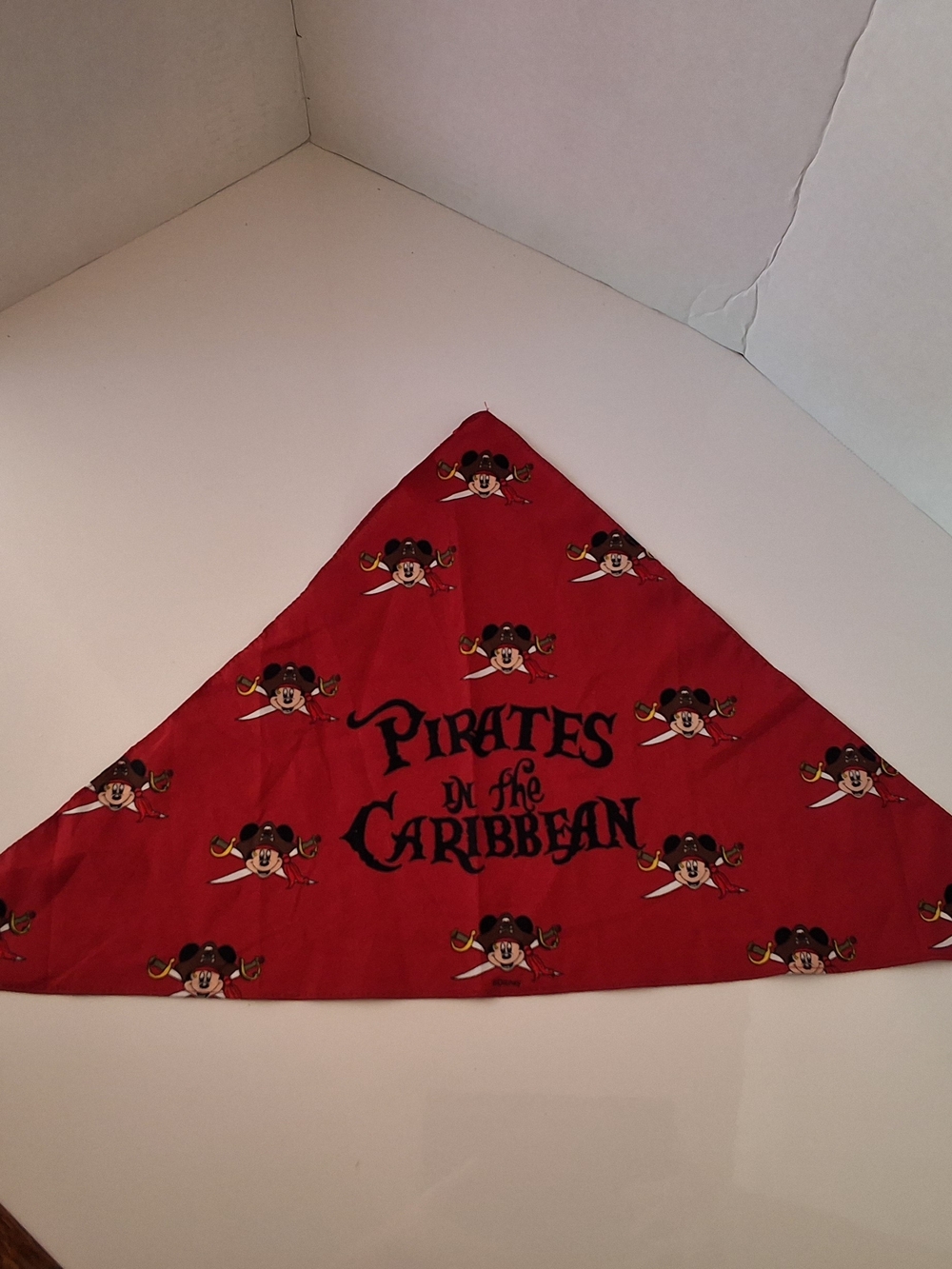 Disney Red Mickey Pirates of the Carribean Bandana